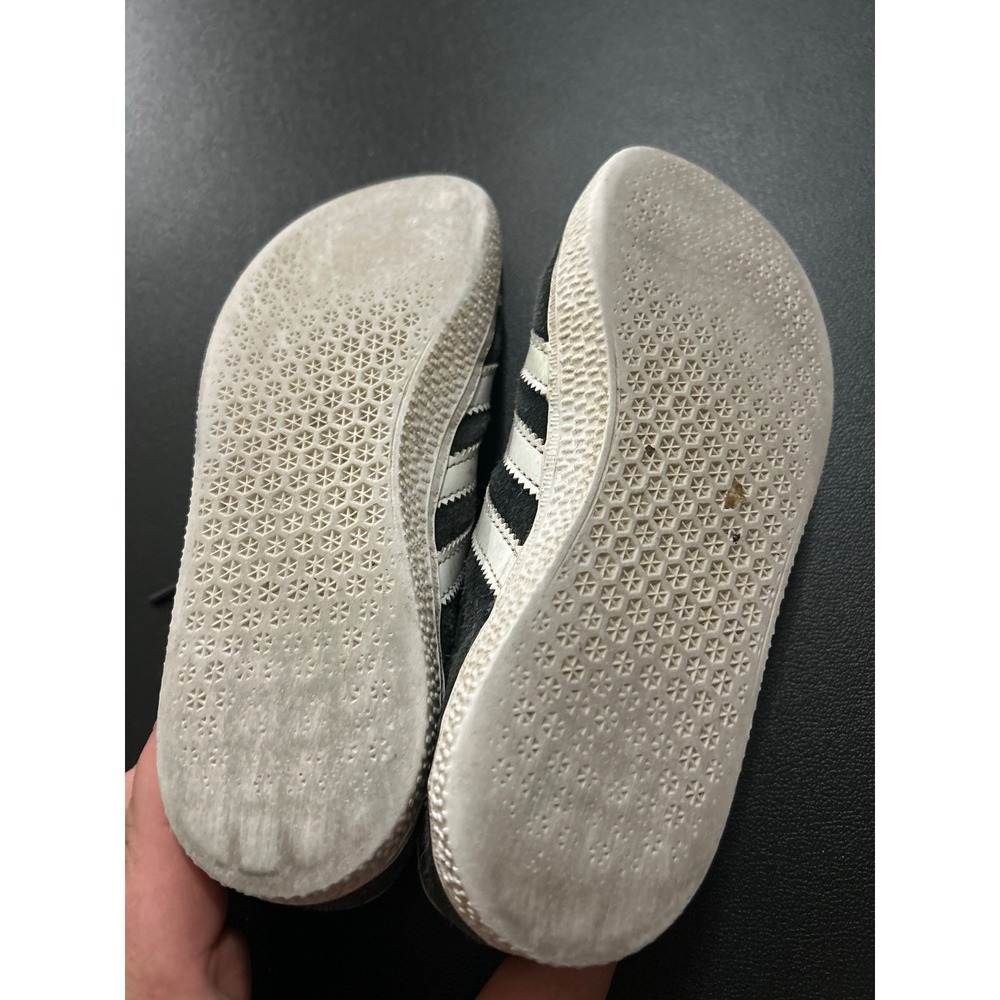 Adidas Gazelle‎ Sneakers Black White Stripe Suede Low Top Casual Shoes - Picture 6 of 6